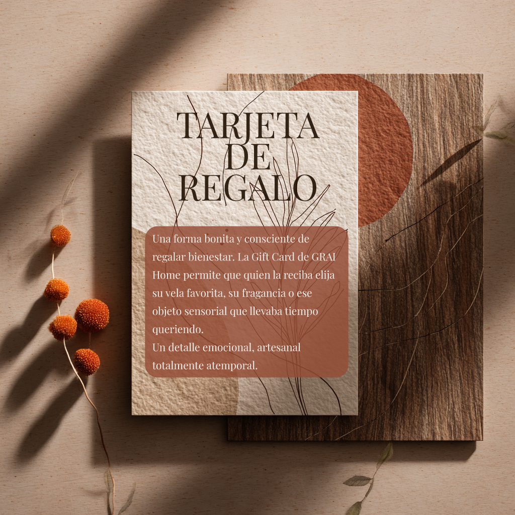 Tarjeta de Regalo GRAI Home.